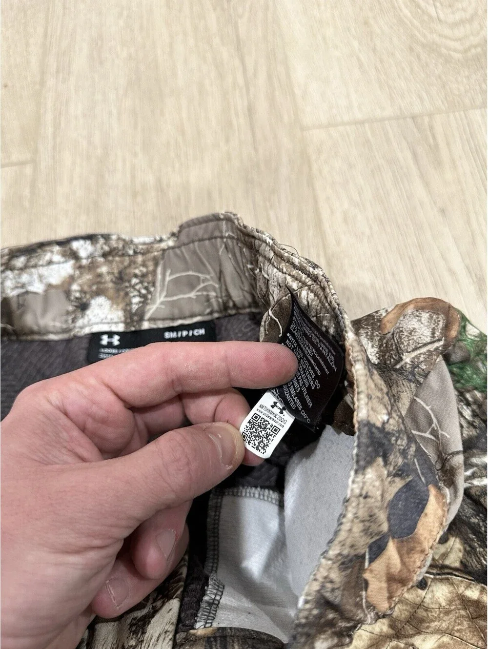 Under Armour Men Pant Realtree Edge Camouflage Size Small